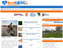 Tablet Screenshot of lovebikes.pl
